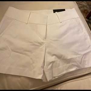 Ann Taylor Modern Fit White Shorts